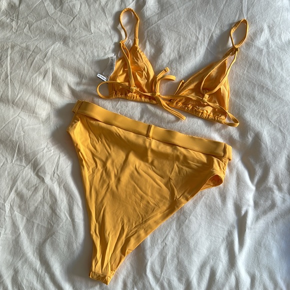 Weworewhat Cooper Bow top and Emily bottom in Marigold - Picture 7 of 7
